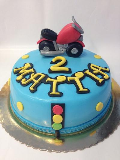Little motorbike for a little boy. - Cake by Chicca D'Errico
