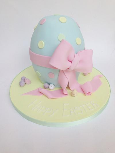 Easter Egg Cake - Cake by Claire Lawrence