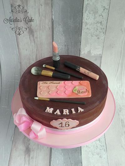 Chocolate make up cake - Cake by Aurelia's Cake