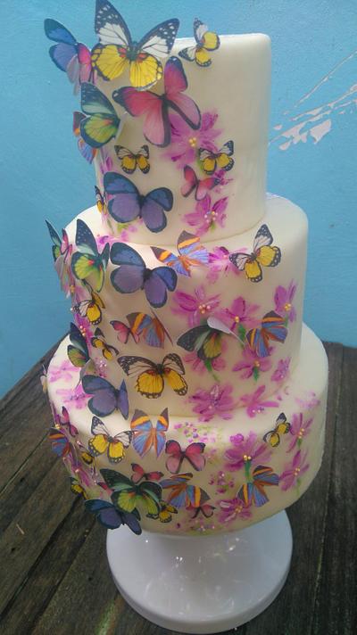 Butterfly Garden  - Cake by Daniel Guiriba