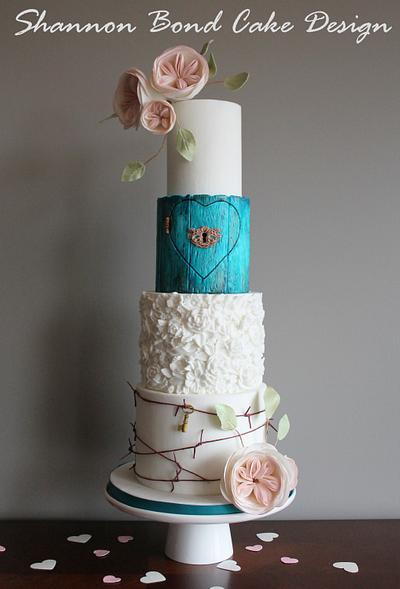 Forbidden Love Wedding Cake - Cake by Shannon Bond Cake Design