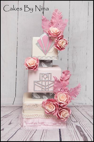 Art Deco Chrissy - Cake by Cakes by Nina Camberley