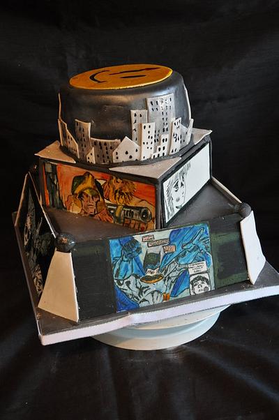Graphic Novel Cake - Cake by Victoria Forward