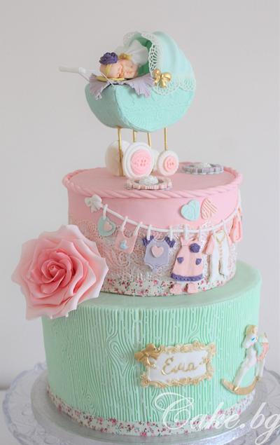 Baby shower cake - Cake by Eleonora Nestorova