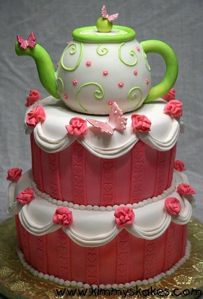 I'm a little teapot  - Cake by Kimmy's Kakes