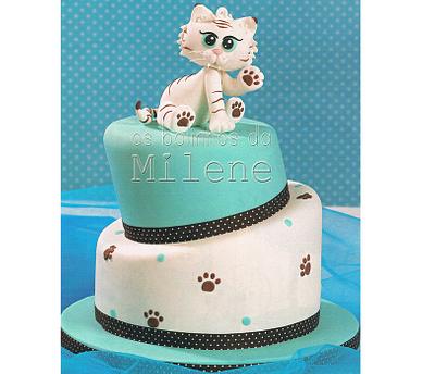 baby tiger cake - Cake by Milene Habib