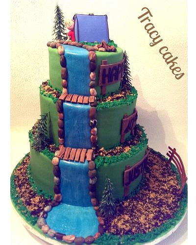 camping cake - Cake by Tracycakescreations