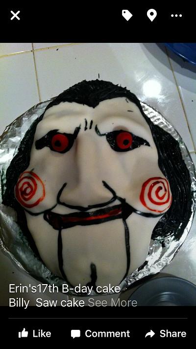 Billy from Saw birthday cake - Cake by Cakes by Crissy 