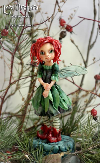 Sugar sculpture "Forest Fairy" - Cake by Lera Ivanova