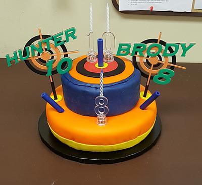 Nerf battle birthday combo - Cake by Guppy