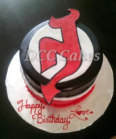 NJ Devils - Cake by DCC Cakes, Cupcakes & More...