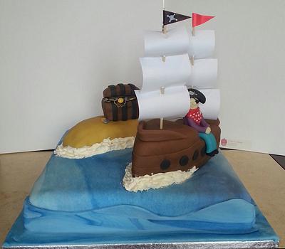pirate cake - Cake by Val