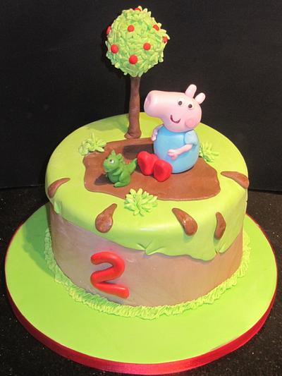 george pig  - Cake by d and k creative cakes