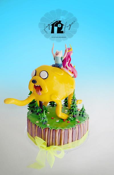 …& other Adventure Time cake!! - Cake by Daniel Diéguez