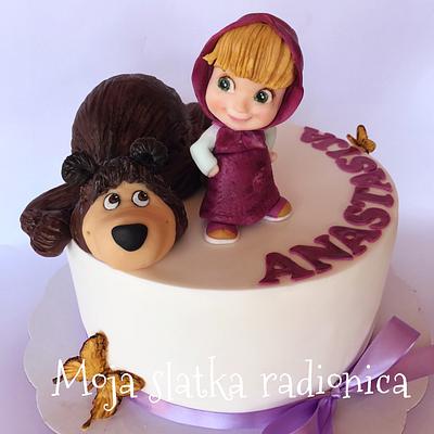 Masha and the bear  - Cake by Branka Vukcevic