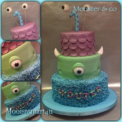 Monster & co... - Cake by Mooistetaart4u - Amanda Schreuder
