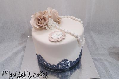 Vintage cake  - Cake by MayBel's cakes