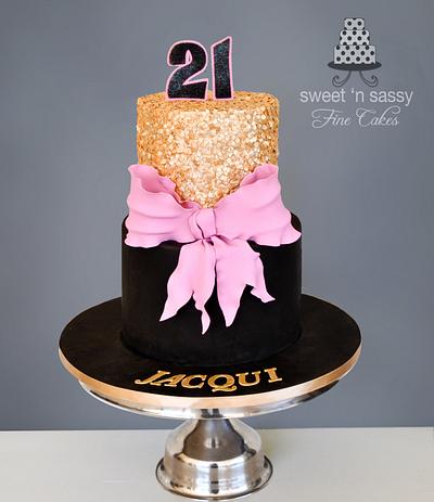 21 today - Cake by Sandy Lawrenson - Sweet 'n  Sassy