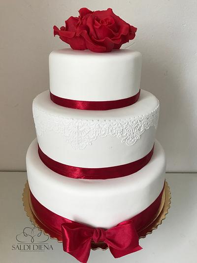 Wedding cake - Cake by SaldiDiena