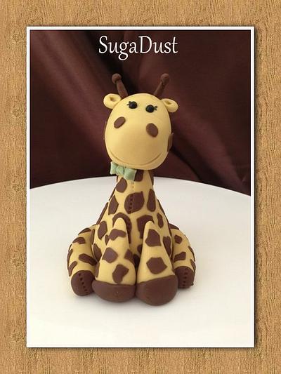 Super Cute Baby Giraffe & Friends Cake Topper - Cake by Mary @ SugaDust