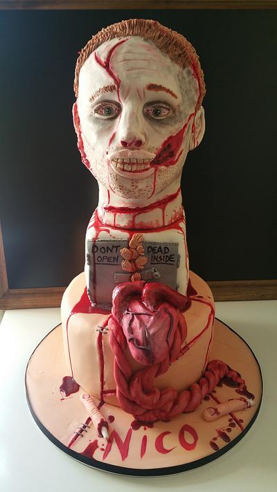 Walking Dead inspired cake - Cake by Ashlei Samuels