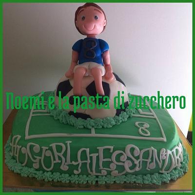 Football cake - Cake by Noemielapdz