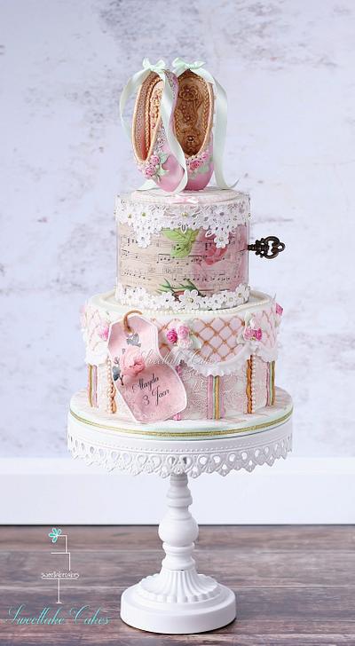 Vintage ballet cake - Cake by Tamara
