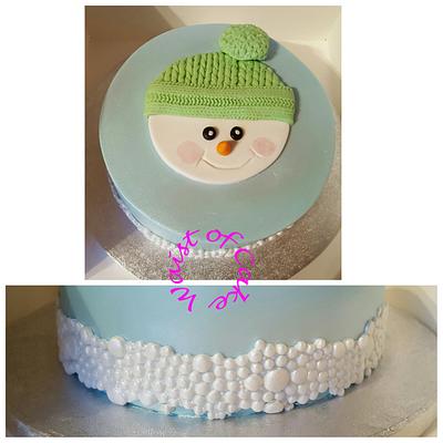 Snowman and snowballs - Cake by Waist of Cake 