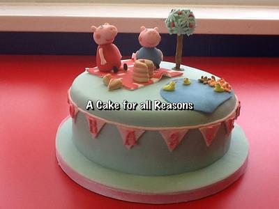 Peppa Pig picnic - Cake by Dawn Wells