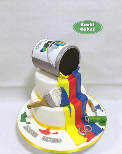 Paint cake  - Cake by Donatella Bussacchetti