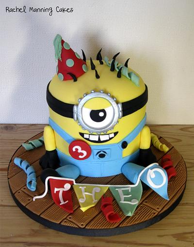 Despicable Me Minion Cake - again! ;)  - Cake by Rachel Manning Cakes