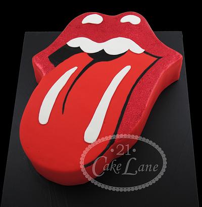 Rolling Stones - Cake by 21 Cake Lane