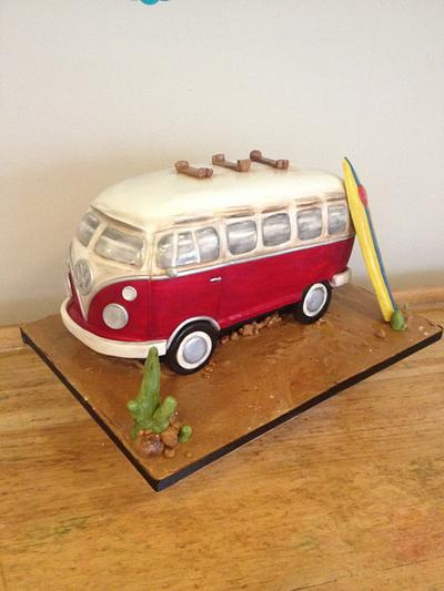 VW camper van cake - Cake by Dominique Ballard
