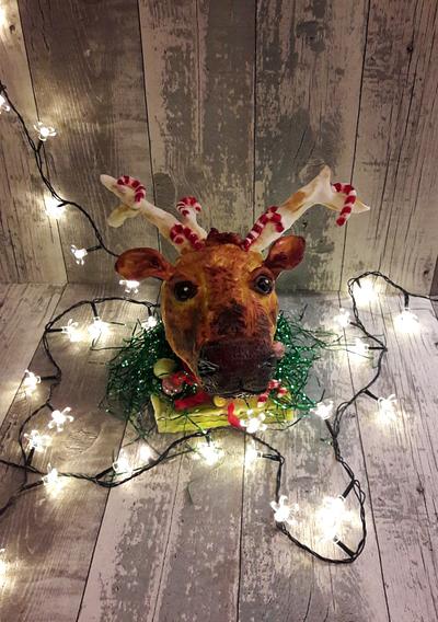 Christmas reindeer cake - Cake by Pien Punt