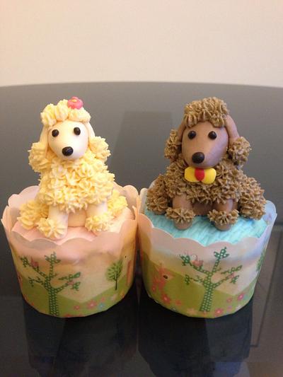 Poodle cupcakes - Cake by R.W. Cakes