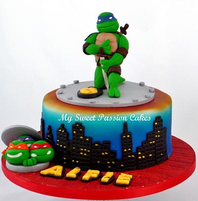 Ninja Turtle  - Cake by Beata Khoo