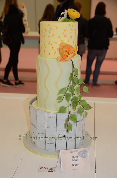 Wedding Cake - Cake Competition Hamburg 2017 - silver - Cake by Pia Koglin