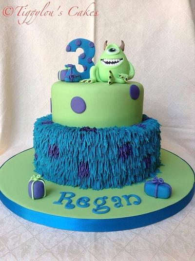 Monsters inc  - Cake by Tiggylou's cakes 