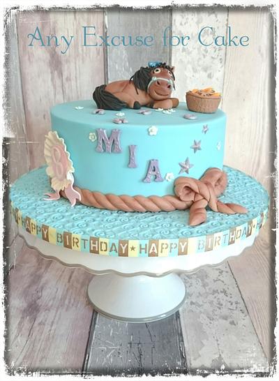 mia's horse  - Cake by Any Excuse for Cake
