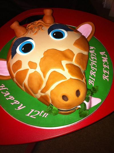 Giraffe - Cake by Donnajanecakes 