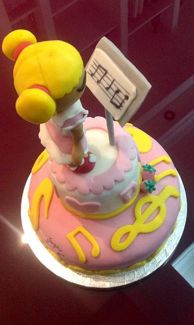 Singer girl - Cake by Sarah Kay Sugar