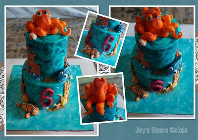 Cake with Nemo, Dory and Hank - Cake by JOY'S HOME CAKES