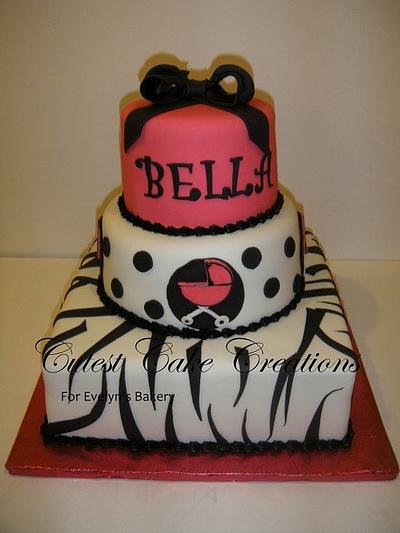 Zebra Diva cake - Cake by Evelyn Vargas