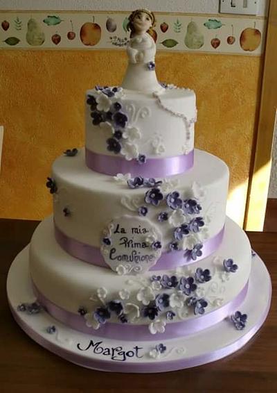 first communion - Cake by Simona