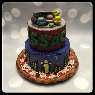 TMNT Turtle Power Cake  - Cake by Cakes & Crafts by Kass 