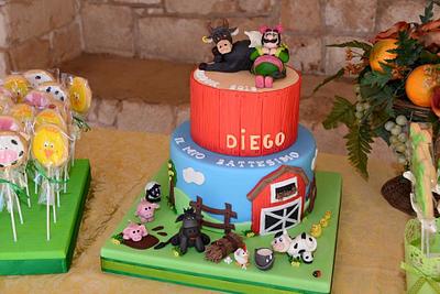 Farm Cake with Torero - Cake by Valentina Giove 