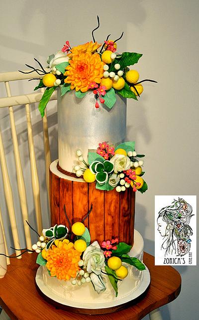 Country style wedding cake - Cake by Hajnalka Mayor