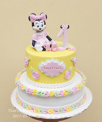 Minnie on 1:)  - Cake by Cakes by Toni