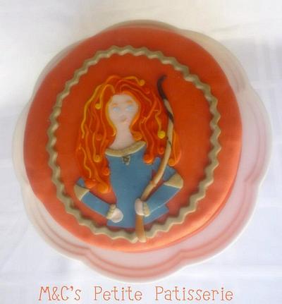 princess Merida cake - Cake by M&C's Petite Pâtisserie