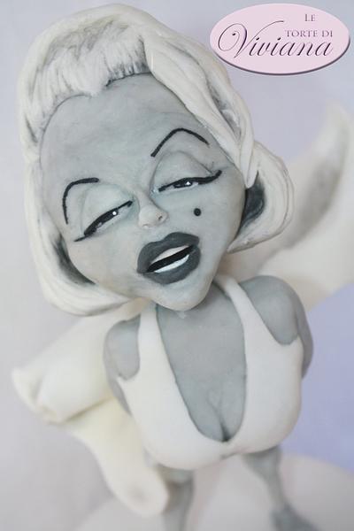 Marilyn Monroe caricature cake - Cake by Viviana Aloisi